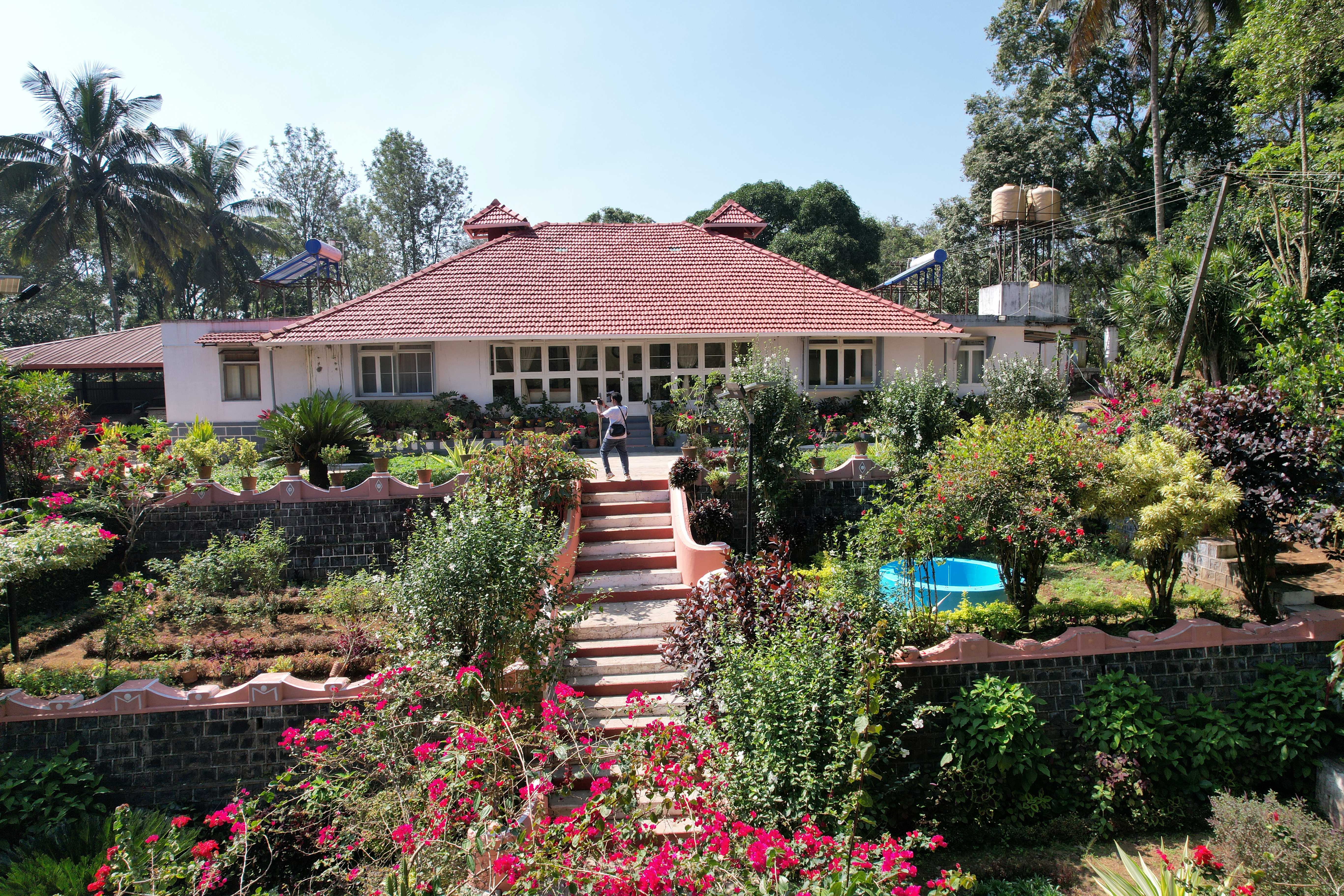 Golden hour at estate