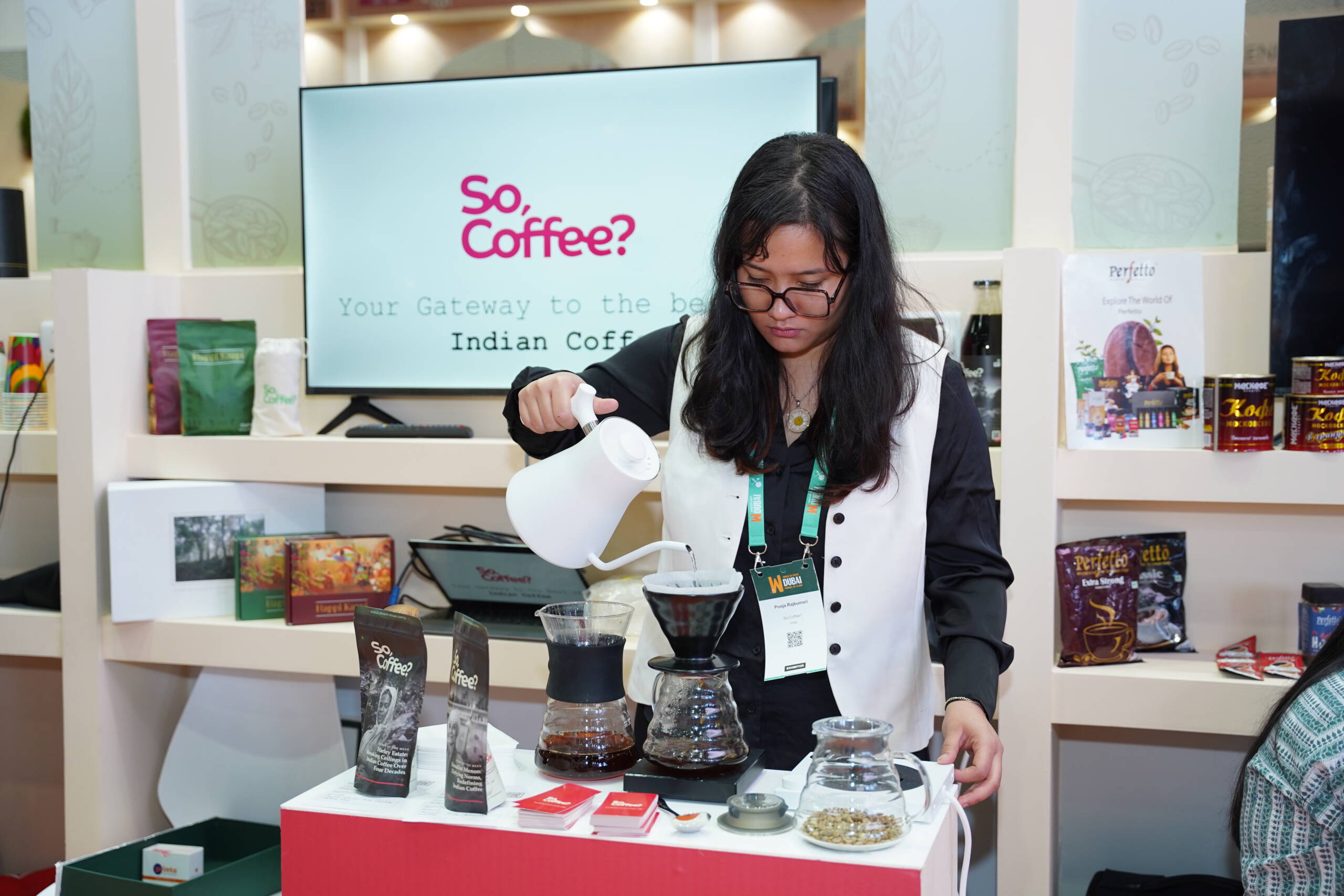 Coffee tasting event